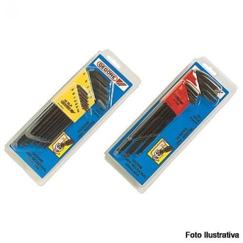 Chave allen abaulada 10 mm ao cromo vandio