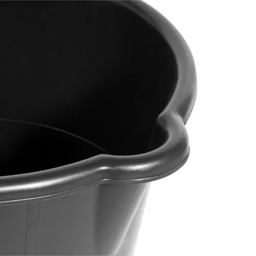 Balde de plástico extraforte 12 litros preto