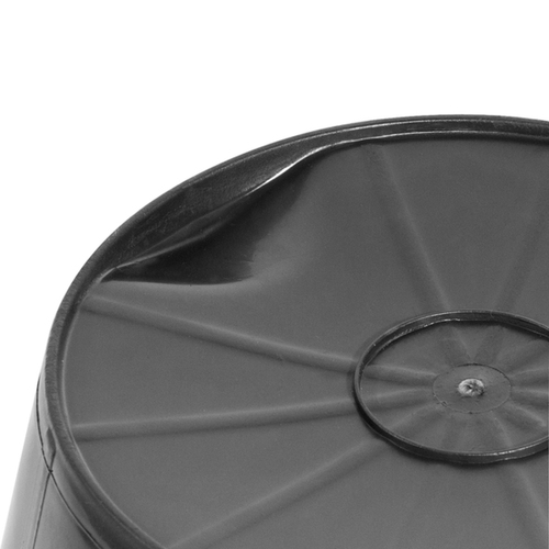 Balde de plástico extraforte 12 litros preto Balde de plástico extraforte 12 litros preto