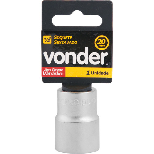 Soquete sextavado 20 mm encaixe 1/2