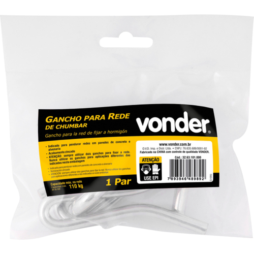 Gancho para rede de chumbar Gancho para rede de chumbar
