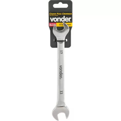 Chave fixa 12 x 13 mm aço cromo vanádio