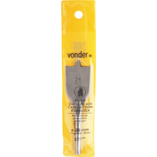 Broca chata para dobradi�a 26,0 mm