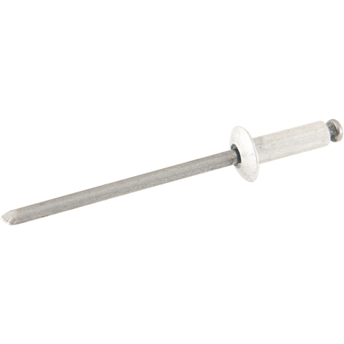 Rebite de repuxo em alumínio 3,2 x 12 mm pacote com 100 peças Rebite de repuxo em alumínio 3,2 x 12 mm pacote com 100 peças