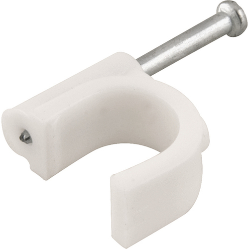 Grampo plstico redondo para fios 6 mm