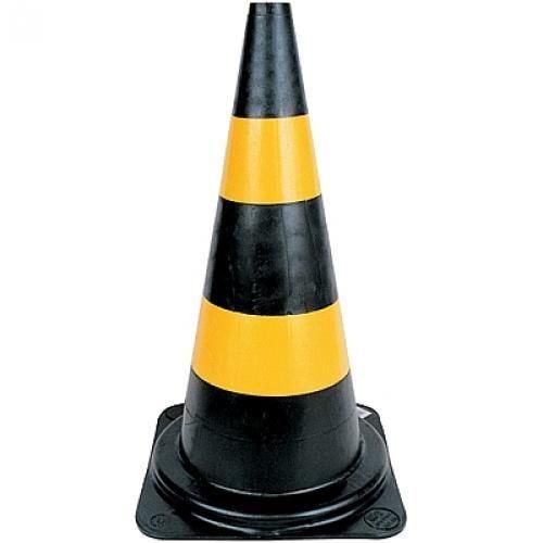 Cone de sinalização com 75 cm 2 faixas Cone de sinalização com 75 cm 2 faixas