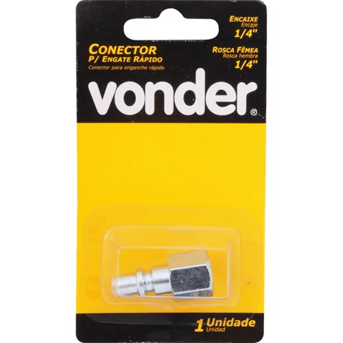 Conector fêmea com rosca 1/4