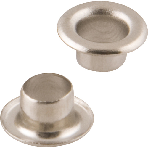 Ilhs metlico cromado pacote com 100 peas