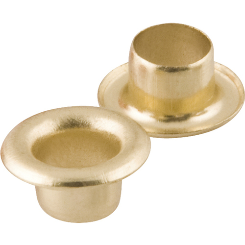 Ilhós metálico latonado pacote com 100 peças Ilhós metálico latonado pacote com 100 peças