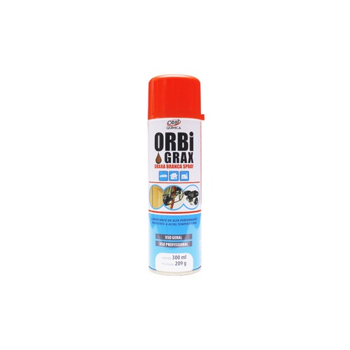 Graxa em spray branca 300ml - ORBIGRAX Graxa em spray branca 300ml - ORBIGRAX