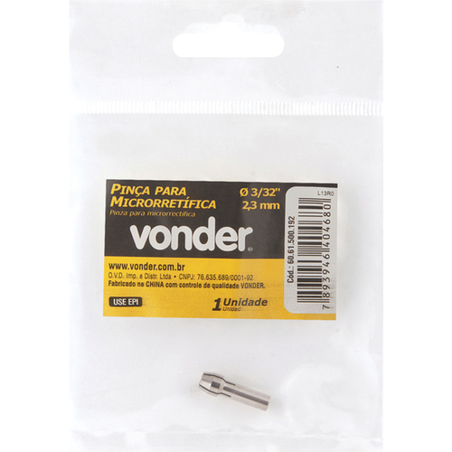 Pina para microrretfica 2,3 mm