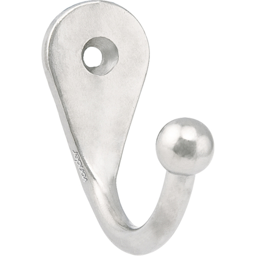 Cabide simples grande em metlico niquelado