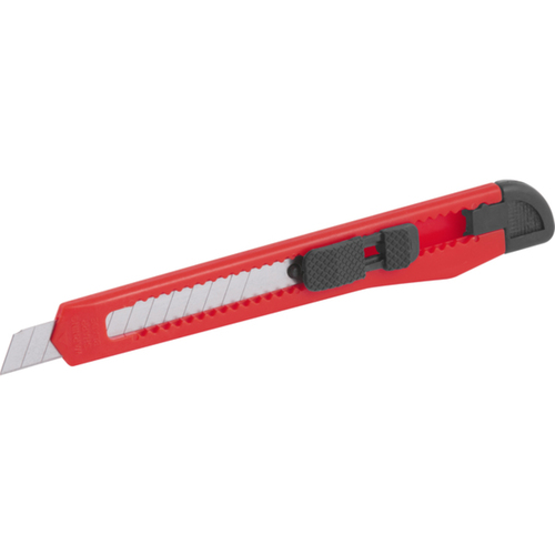 Estilete retr�til com l�mina de 9 mm 