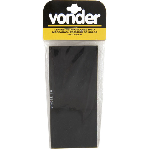 Lente retangular verde 108 x 51 mm tonalidade 10 cartela com 2 peas 