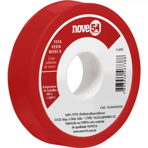 Fita veda rosca 18 mm x 5 metros