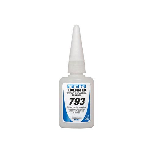 Adesivo instantâneo industrial 20 g - 793 Adesivo instantâneo industrial 20 g - 793