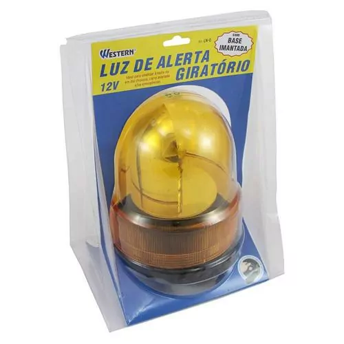 Luz de alerta giratório 12 volts - LN-0