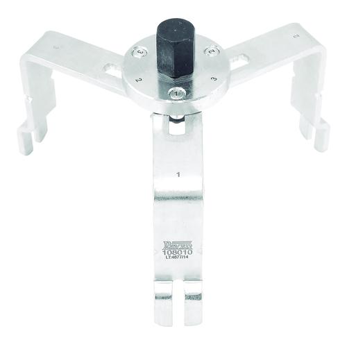 Chave tr�s garras abertura regul�vel para porca pl�stica - 108010