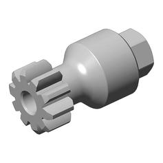 Ferramenta com sextavado externo de 24 mm e encaixe de 1/2 731005 Ferramenta com sextavado externo de 24 mm e encaixe de 1/2 731005