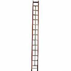 Escada de fibra de vidro extensível 4,2 x 7,2 m 24 degraus - ESC42072 Escada de fibra de vidro extensível 4,2 x 7,2 m 24 degraus - ESC42072