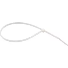 Abraçadeira de nylon branca 9 x  800 mm com 10 peças