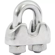 Clips para cabo em aço inox 1/8