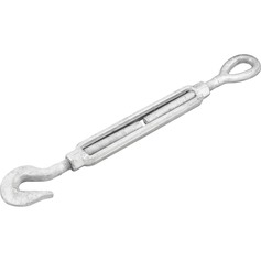Esticador gancho com olhal para cabo de aço 1/2 Esticador gancho com olhal para cabo de aço 1/2