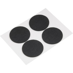 Feltro autoadesivo redondo 46 mm 4 unidades