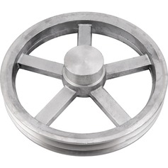 Polia de alumínio 2 canais A - 250 mm Polia de alumínio 2 canais A - 250 mm