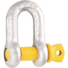 Manilha reta para cabo de a�o 1/2