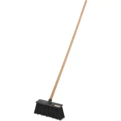 Vassoura tipo gari cepa plástica 7 fileiras 80 cm
