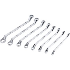 Jogo de chave estrela 6 a 22 mm aço cromo vanádio 8 peças Jogo de chave estrela 6 a 22 mm aço cromo vanádio 8 peças