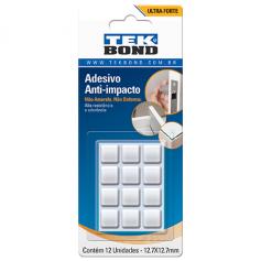 Protetor adesivo anti-impacto gota 12,7 mm com 12 unidades Protetor adesivo anti-impacto gota 12,7 mm com 12 unidades