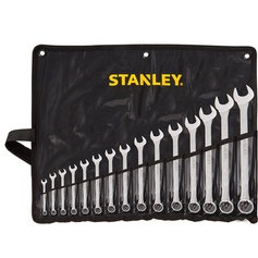 Jogo de chave combinada de 6 a 32 ao cromo vandio com 15 peas