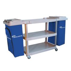 Carro funcional extra com 2 bolsas azul - CEAZAZ