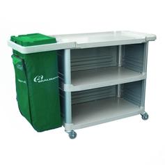 Carro funcional extra com 1 bolsa com fechamento