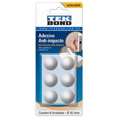 Protetor adesivo anti-impacto gota 19,1 mm com 6 unidades