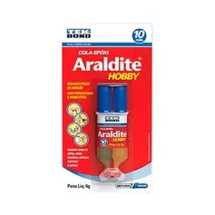 Cola epóxi Araldite hobby seringa 6 g	