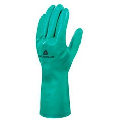 Luva de látex nitrílica flocada 33 cm G Luva de látex nitrílica flocada 33 cm G