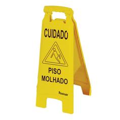 Cavalete de sinalizao piso escorregadio risco de queda 6 peas - MVPL2009