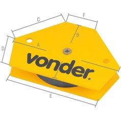 Esquadro magn�tico para solda 10 kg