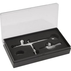 Aergrafo com minicompressor + kit de acessrios