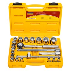 Jogo de soquete estriado de 8 a 32 mm encaixe 1/2 Jogo de soquete estriado de 8 a 32 mm encaixe 1/2