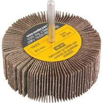 Roda de lixa 80 mm x 30 mm com haste gr�o 80