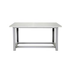 Bancada modular com tampo compensado naval 25 mm chapa inox 1mm 160 x 73 cm