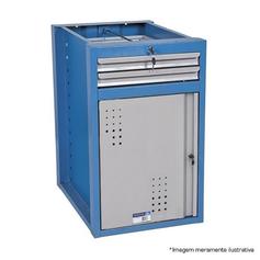 Mdulo com abertura para esquerda e 2 gavetas