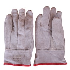 Luva de raspa com reforo 7 cm - RLL-LR-07