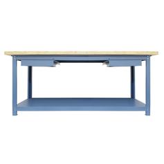 Bancada desmontável tampo compensado pinus 2000 x 800 x 40 mm c/ 2gavetas - NB-12 Bancada desmontável tampo compensado pinus 2000 x 800 x 40 mm c/ 2gavetas - NB-12