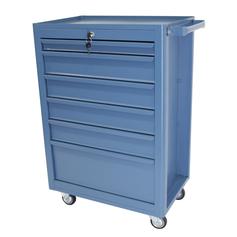Carrinho para ferramentas fechado com 6 gavetas