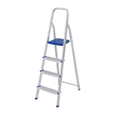 Escada de alumnio 4 degraus modelo residencial - 5102